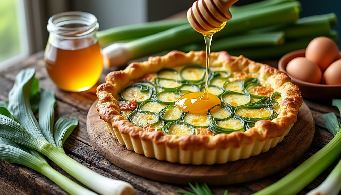 découvrez notre recette facile et savoureuse de quiche poireau chèvre miel, idéale pour surprendre vos invités en 2025. un plat gourmand à tester sans attendre !