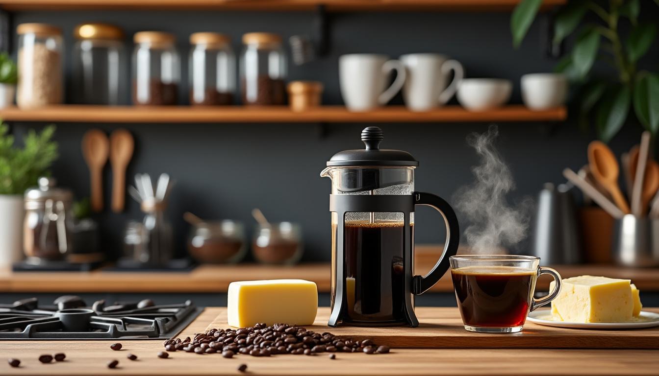 découvrez comment préparer un bulletproof coffee maison, la boisson énergétique idéale pour bien démarrer la journée ! suivez notre recette simple et nos conseils pour une version délicieuse et adaptée à vos besoins.