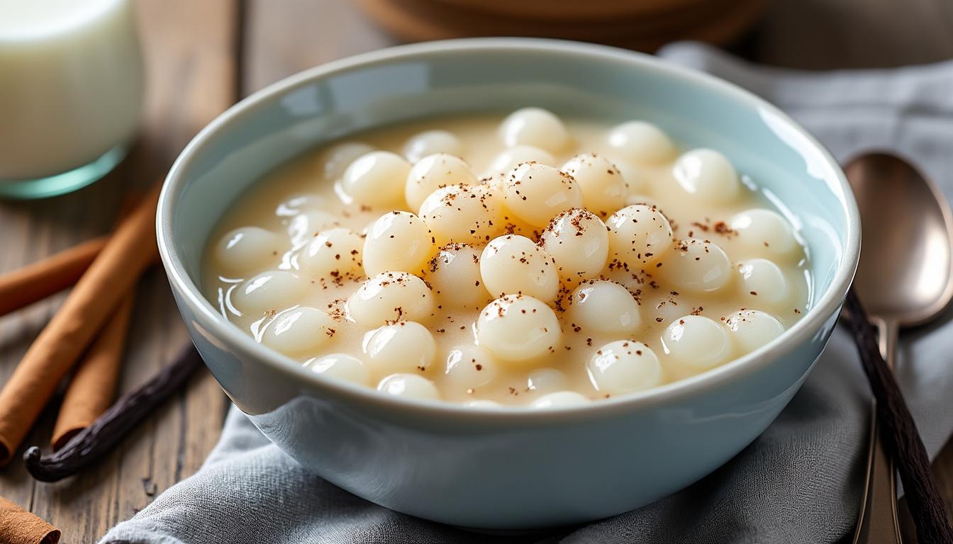découvrez comment préparer un délicieux tapioca façon riz au lait avec notre recette facile à réaliser en 2025. un dessert fondant et original à tester sans attendre !