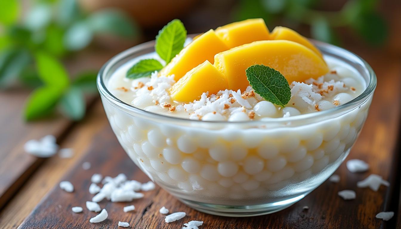 découvrez tout sur le dessert au tapioca et noix de coco : une recette facile, des astuces de préparation et des conseils pour réussir ce dessert exotique et savoureux à la maison.